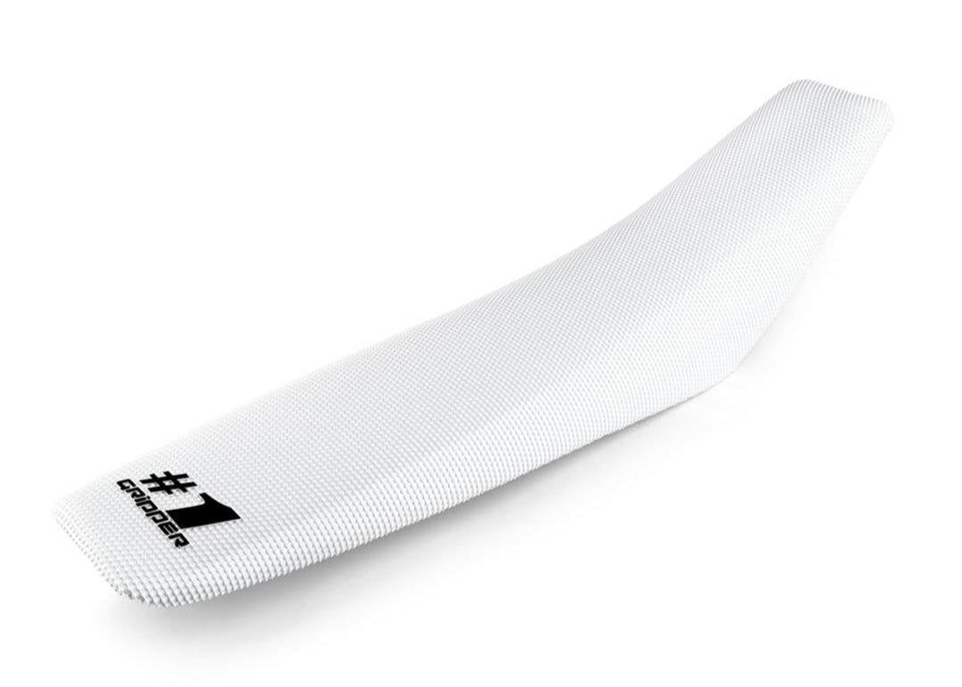 ONE GRIPPER SEAT COVER WHITE