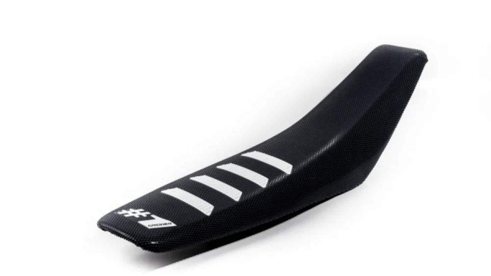 ONE GRIPPER SEAT COVER BLACK WHITE
