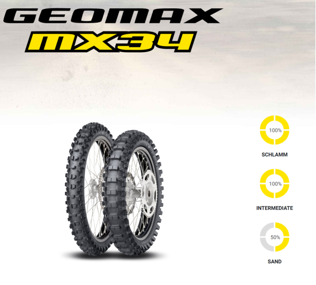 Dunlop mx34 rear tire